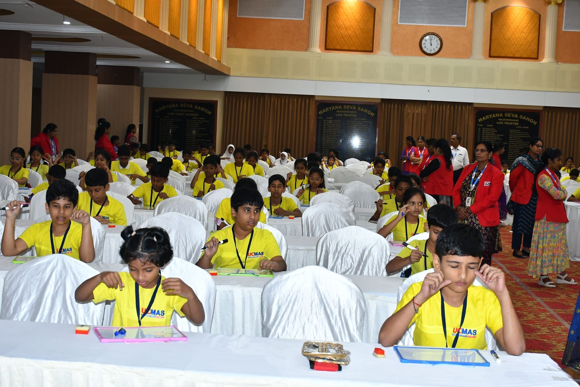 UCMAS state level competition students