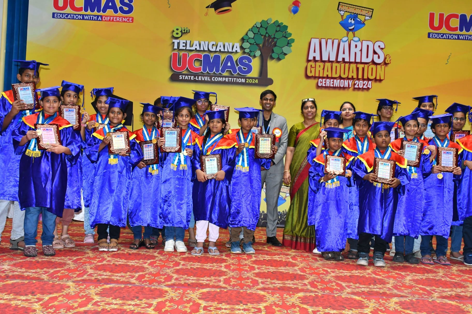 UCMAS Telangana awards & graduation ceremony 2024