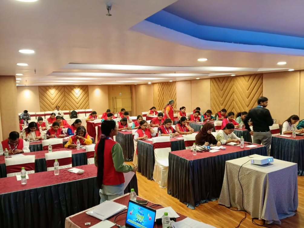 UCMAS franchise partners during a hands-on training session in Hyderabad